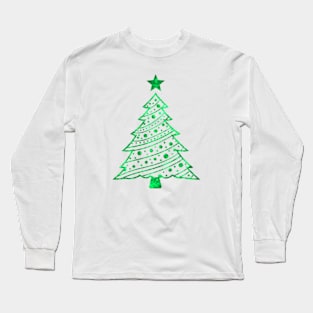 Decked out Xmas tree Long Sleeve T-Shirt